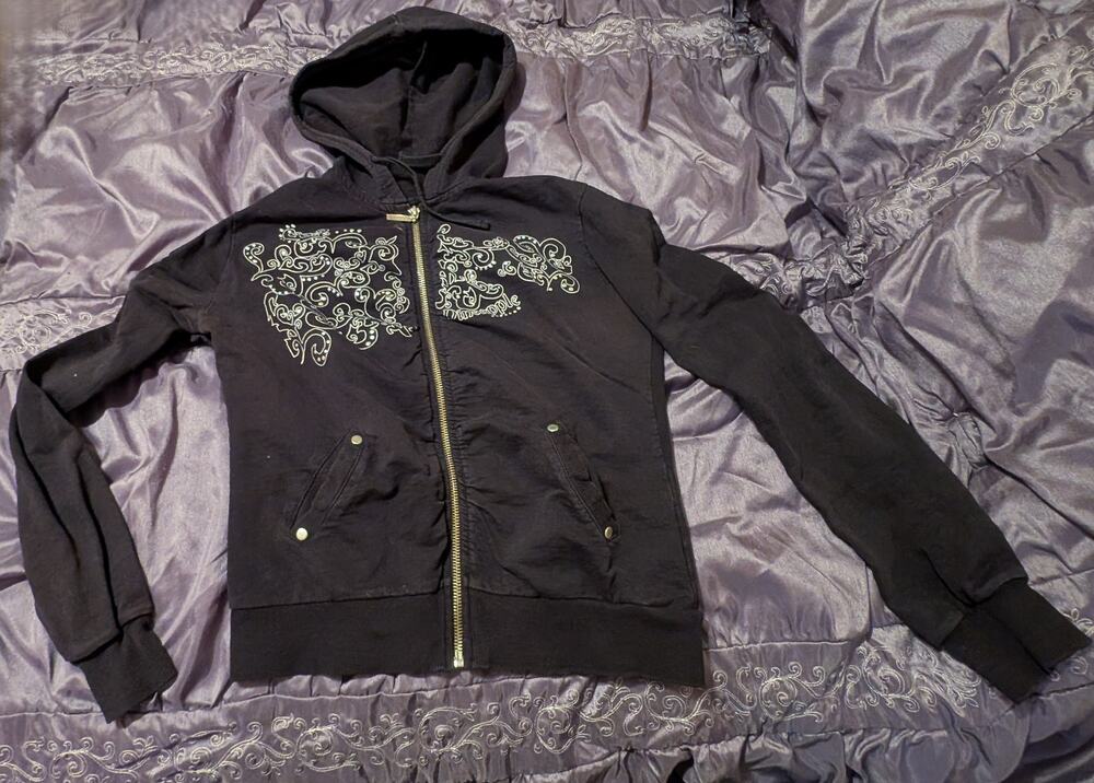 Pineapple Dance Studios Y2K Hoodie - Black - Size M/L - Fits Like A Small